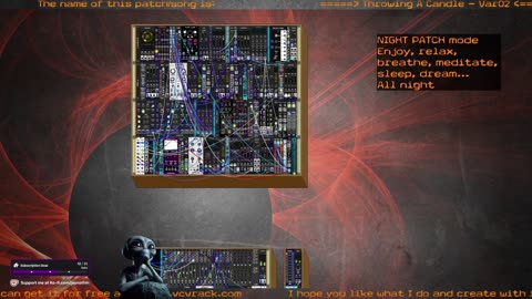 🌙 Night Patch mode - 💤 All night 😴 - VCV Rack Ambient Music 🙏 Meditative Sound 🕉 For Inner Peace ☮