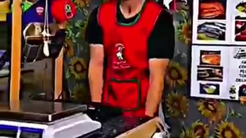 Small boy attitude, comedy scene, funny scene, big boy reaction.