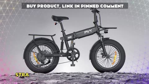 PVY TURBO Electric Bike 500W Powerful Motor 48V 13AH Battery 20*4.0" Fat Tire Electric Bike
