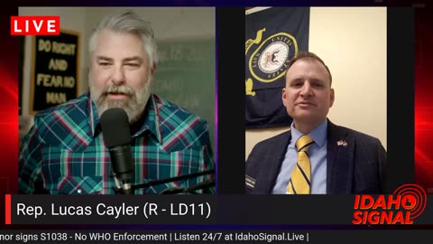 Rep. Lucas Cayler discusses his first session in legislature and keeping an on growing police state