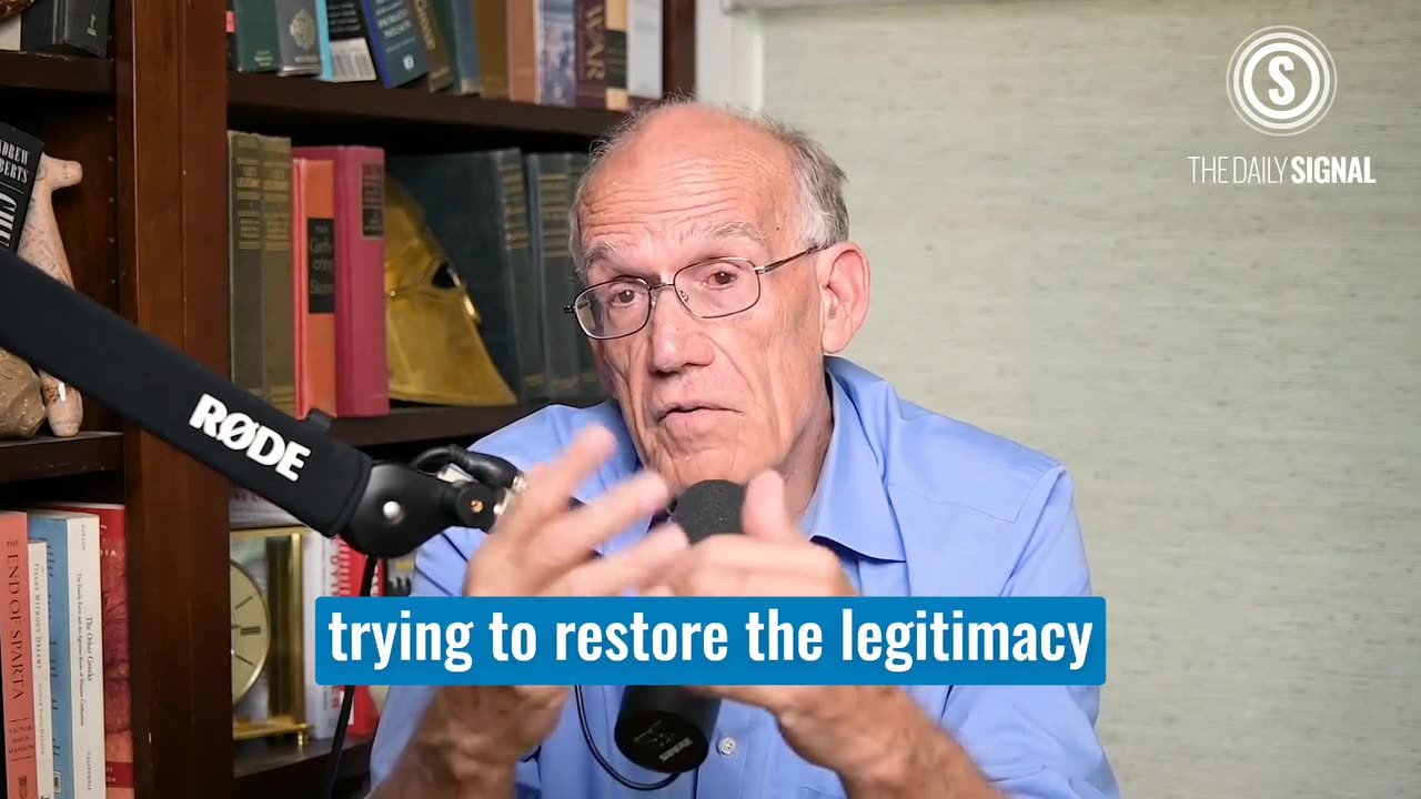 Victor David Hansen Warns About Violence From The Left!