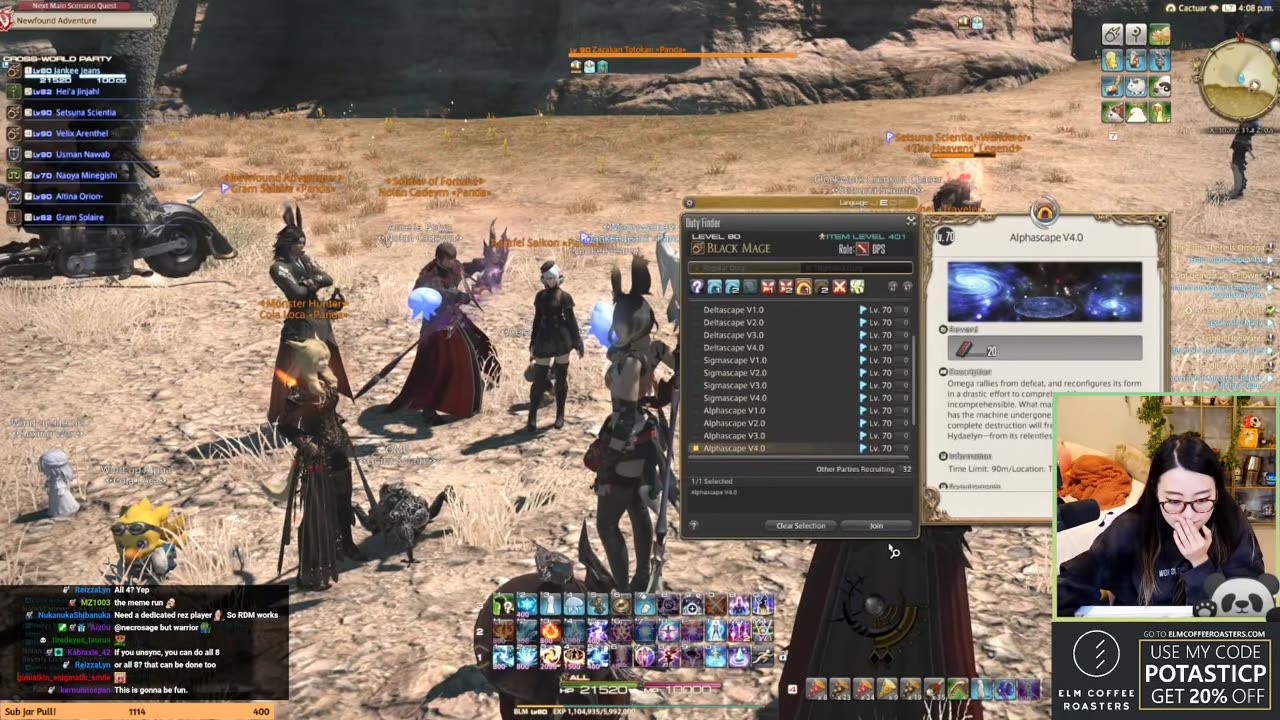 [11/04/22] FFF: Raid Time Alphascape + Hildebrand? | !elm #AD