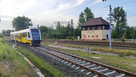 Powrót szynobusa z Karpacza