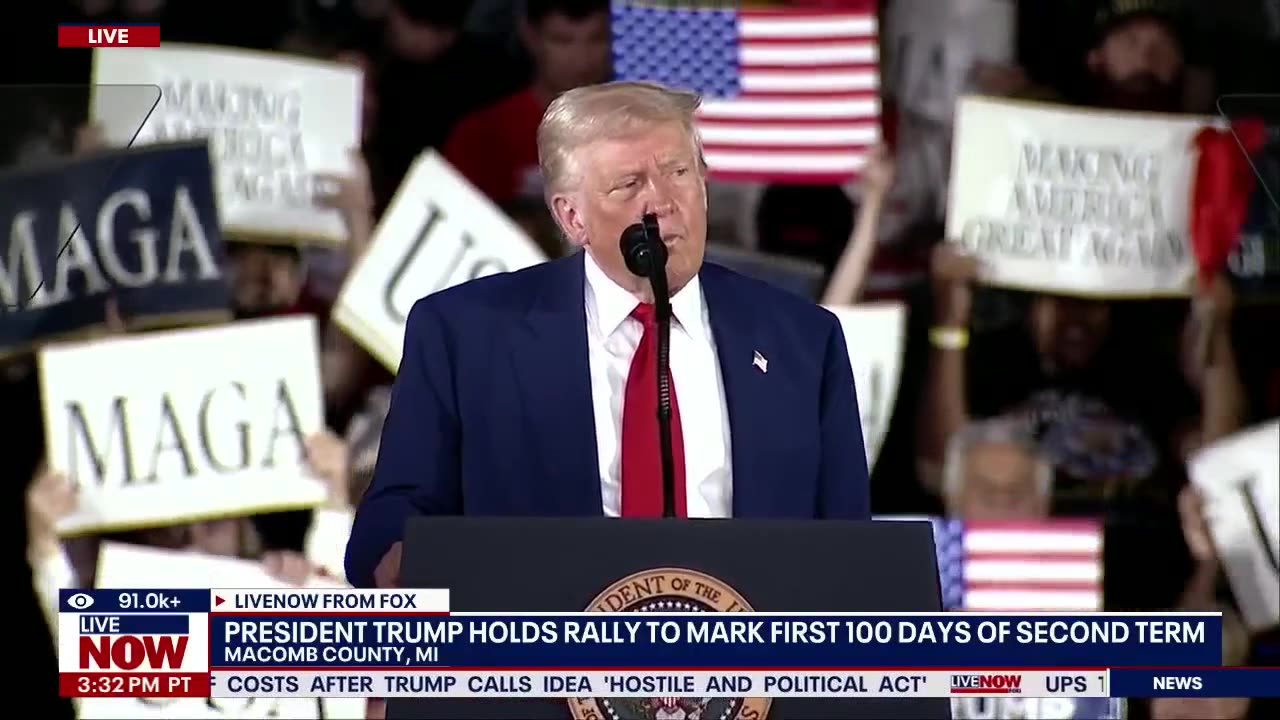 Trump touts most successful first 100 days of any administration. Full.