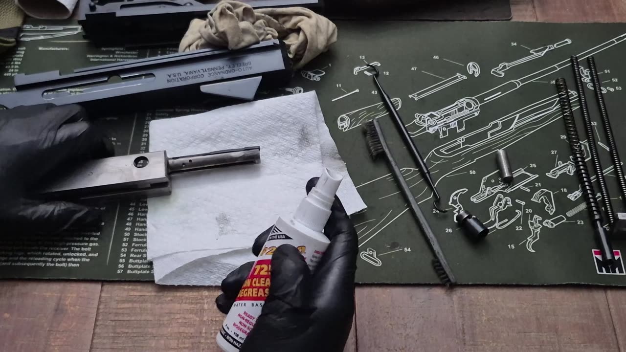 Auto ordnance Thompson M1A1 Sbr : field strip guide with A master armorer