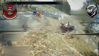 Russian Soldier on ATV Wipes Out At Speed