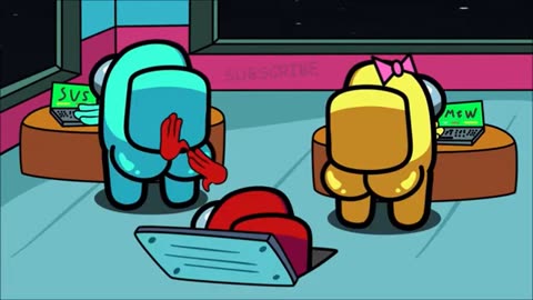 Two butt SLAPS in Among Us animation
