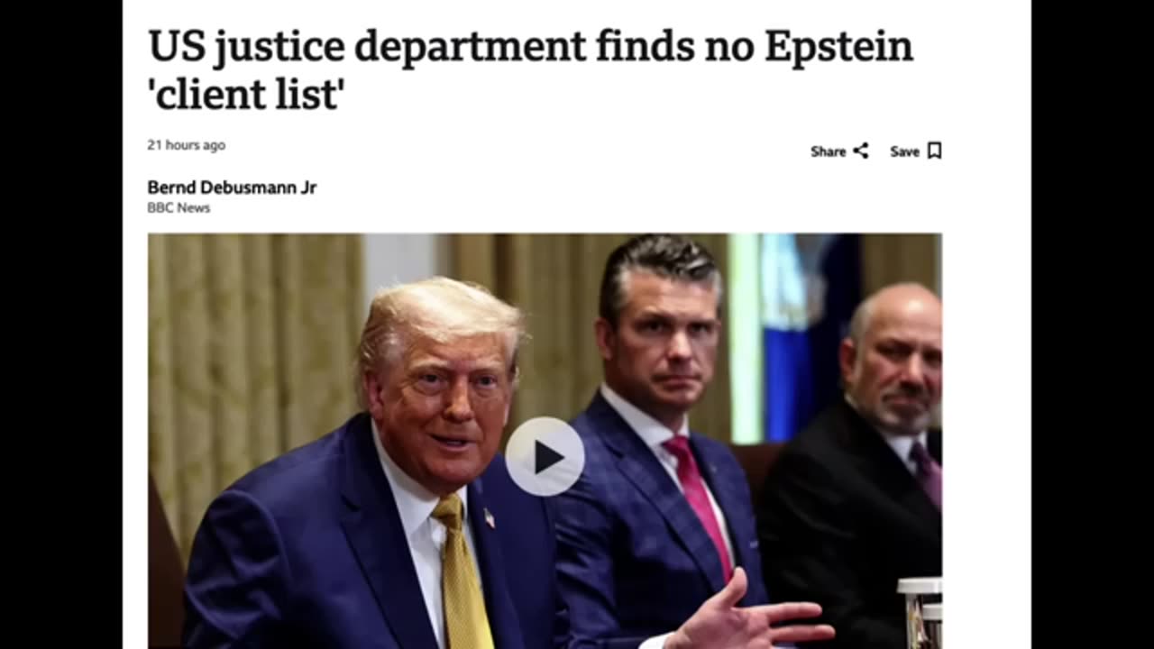 NO CLIENT LIST, NO SURPRISE! THE PSYOP THAT WILL LEAD TO MUSKS NEW POLITICAL PARTY...TECHNOCRACY!