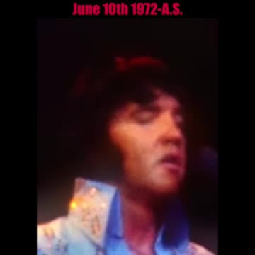 Elvis Presley "I'll Remember You"-Madison Square Garden-June 10th 1972 A.S.