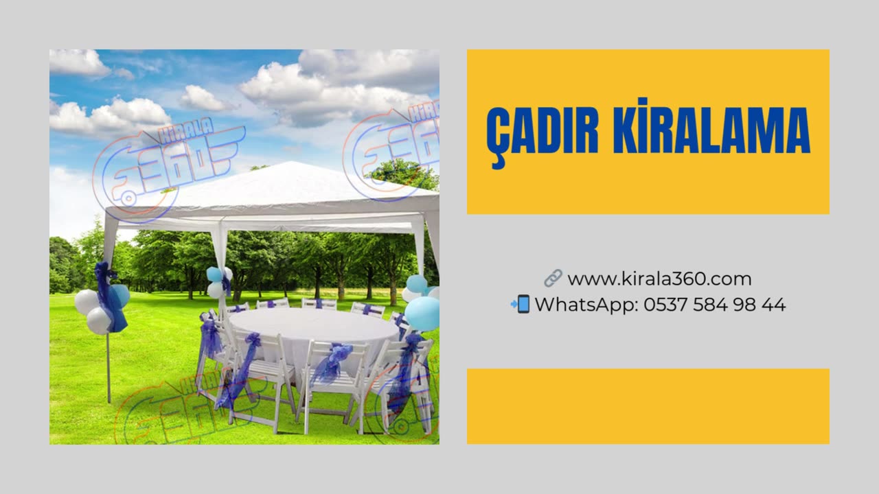 Gazebo Cadir Kiralama