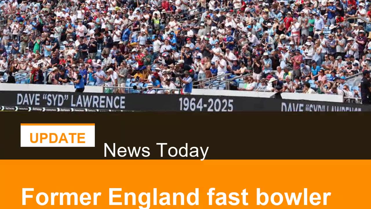 Former England fast bowler David Lawrence dead at 61