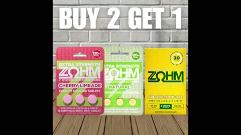 Great CBD Shop Zohm 7-Hydroxy Extra Strength Tablets + Free 7-OH Sublingual Strip Deal Review