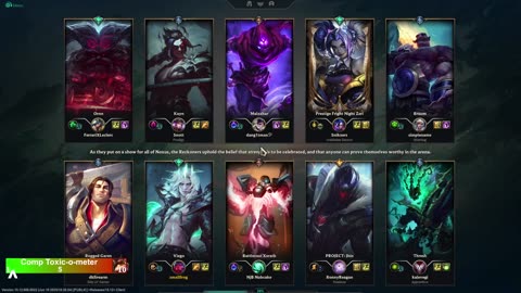 Sat Chill Stream - League