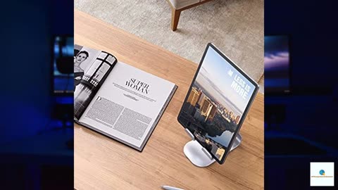 Lamicall Tablet Stand, Adjustable Tablet Holder - Desktop Stand Dock Holder Compatible wit