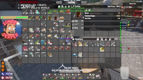 Crayon Eater's Paper World | 7 Days to Die PermaDeath