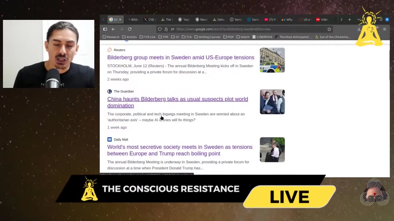 Mainstream Alternativmedien ignorieren Bilderbergtreffen 2025 (The Conscious Resistance - Deutsch)