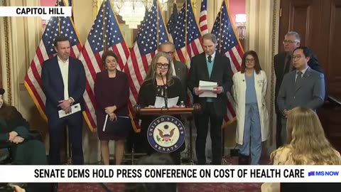 NEWS Senate Dems hold press conference on cost of health care