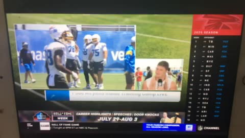 NFL Detroit Lions pregame show head coach Dan Campbell hall of fame game