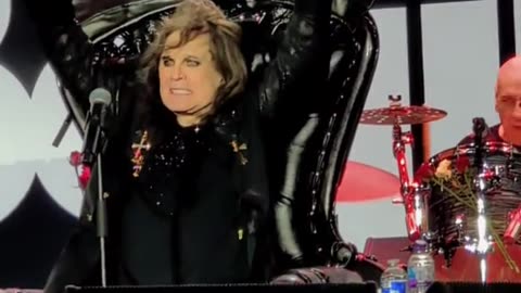 Ozzy’s farewell concert-Did you notice that mysterious man controlling Ozzy Osbourne's bat wheelchair ?