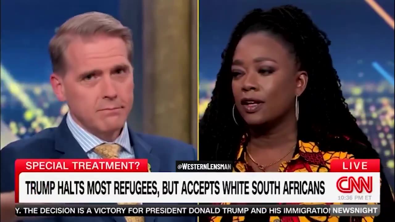 🚨Scott Jennings calls out Dems animosity & rage over Afrikaner refugees