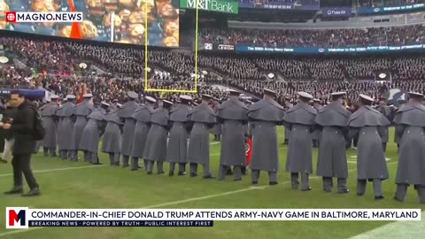 🇺🇸 Commander-In-Chief Donald Trump attends Army-Navy Football Game in Baltimore, Maryland [LIVE]