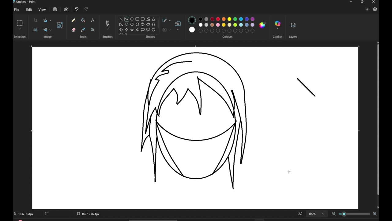 "Cartoon Assassin with a Mask – Digital Drawing Tutorial"