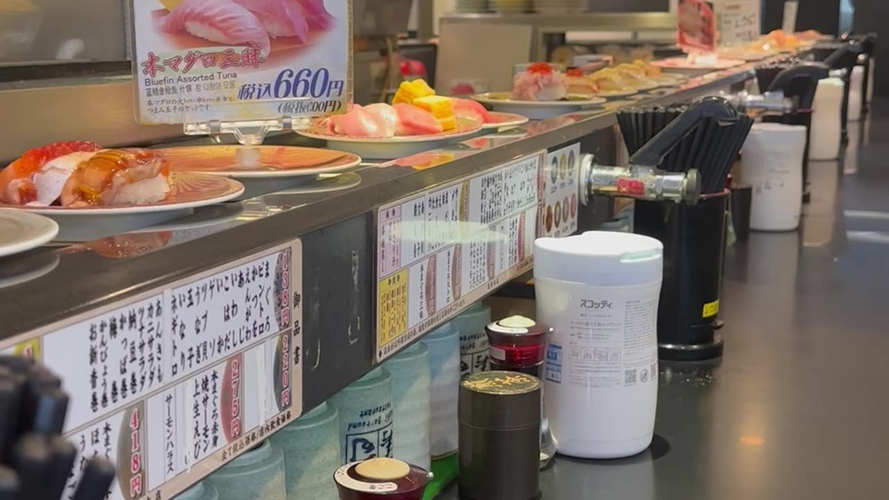 Back in Asakusa Tokyo means back for more sushi