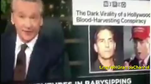 The red shoe club member Bill Maher on Adrenochrome ....