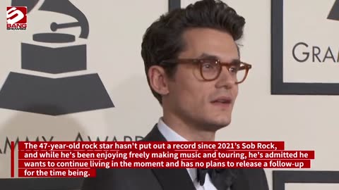 John Mayer is 'going with the flow'