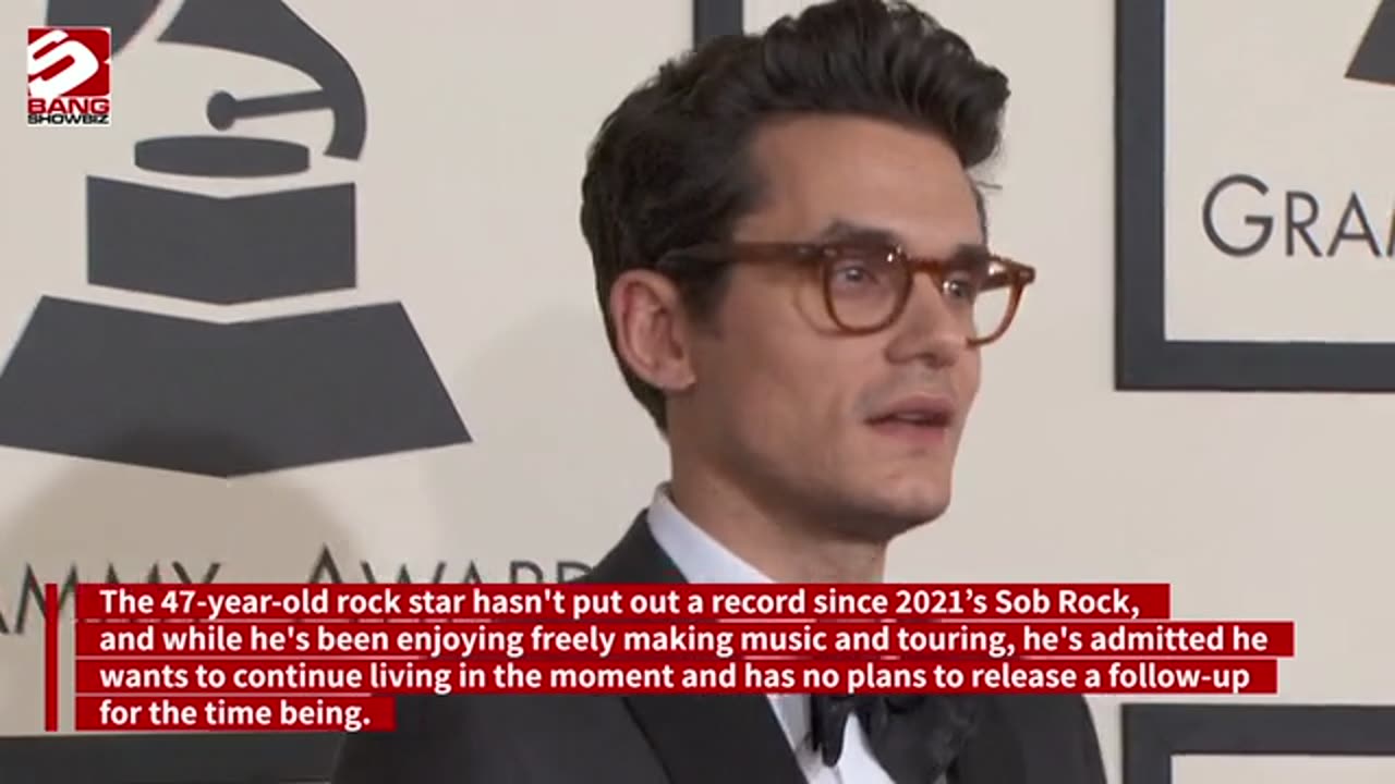 John Mayer is 'going with the flow'