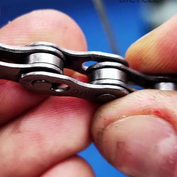 I washed and lubricated my bike chain.