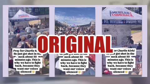 Fact Check: Man Near Stage Was NOT Cheering Because Charlie Kirk Was Shot -- He Was Chanting "USA"