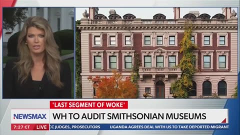 White House official Lindsey Halligan about progess and slavery