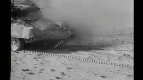 british crusader and cruiser tanks knocked out no sound