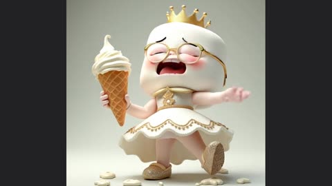 Marshmallow toddler tantrum