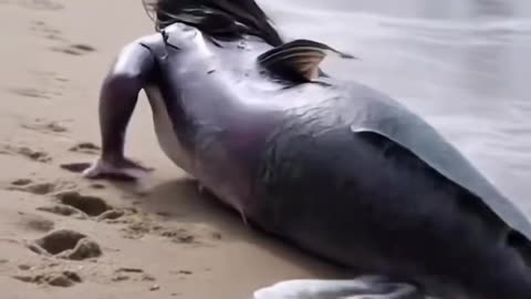 Mermaid caught