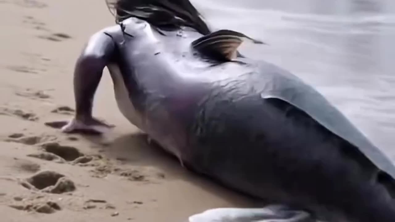 Mermaid caught
