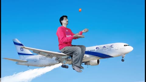 Magic Dekho-26-Joggling On Aeroplane