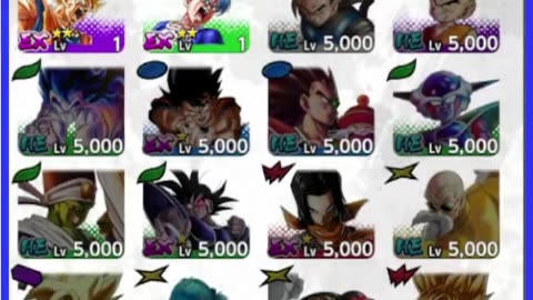 Dragon Ball Legends - Leveling Up 4 New Fighters