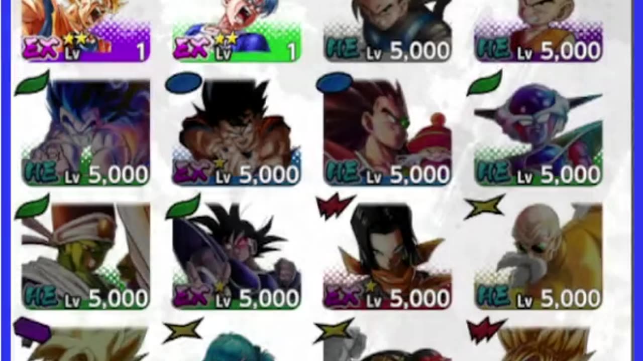 Dragon Ball Legends - Leveling Up 4 New Fighters