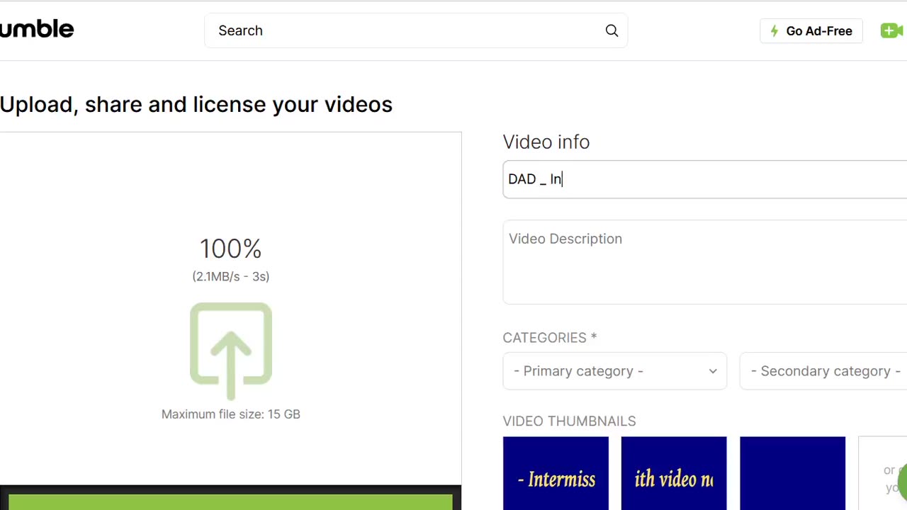 How To - Upload Video to Rumble