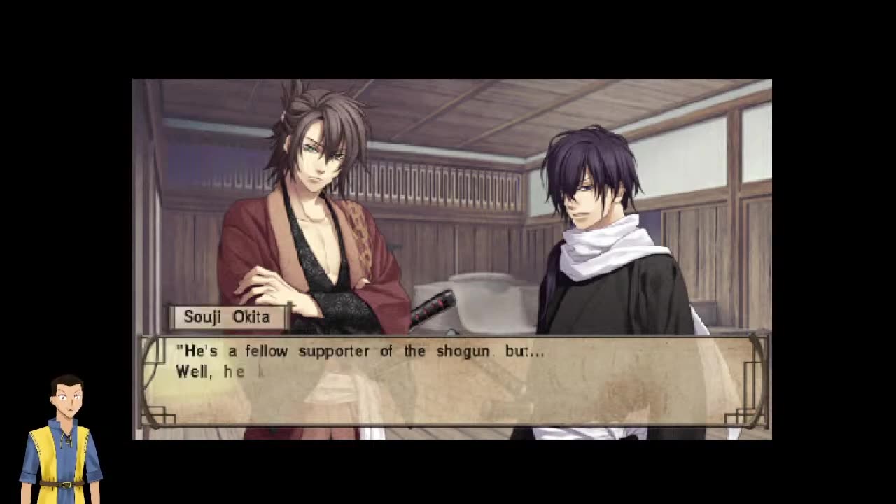 Hakuoki Demond of the Fleeting Blossom (PSP-RetroArch) day 2