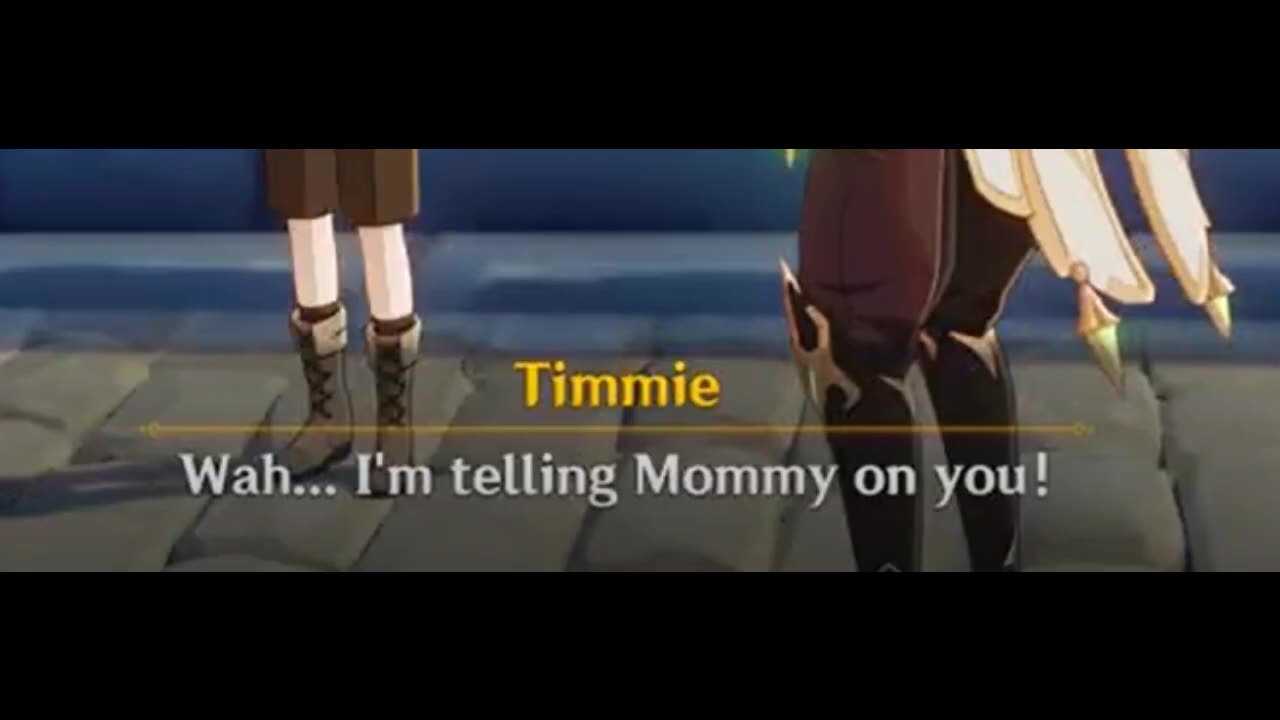 Timmie is mad at us for killing them pigeons LOL | Genshin Impact