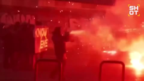 Violent clashes between police and opponents of the Olympics took place in Milan