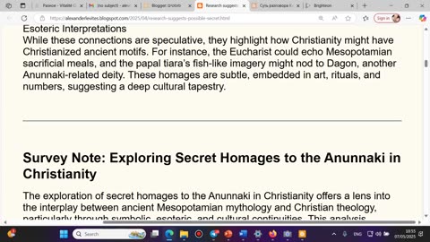Research suggests possible secret homages to the Anunnaki in Christianity