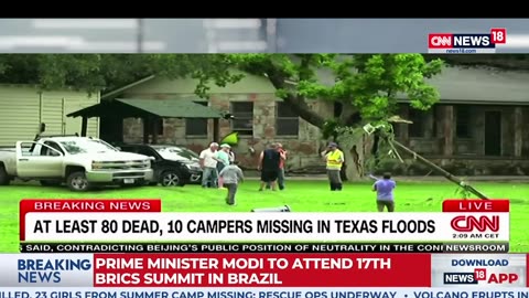 Texas Floods LIVE | Texas Flooding Death Toll Hits 80 | Camp Mystic Campers Missing | Texas | N18L