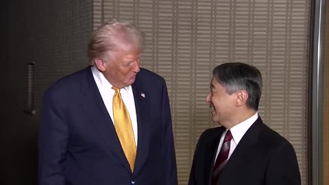 Trump calls Japan's emperor a 'great man' after Tokyo meeting