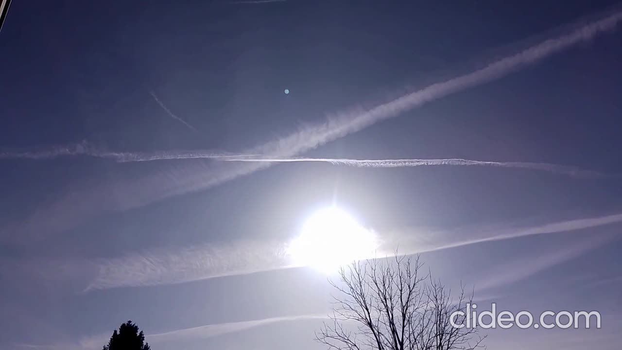 2024-02-01 8:30 AM - Beautiful Skies+Clouds+Trails of Sint-Lievens-Houtem - Belgium - With Music