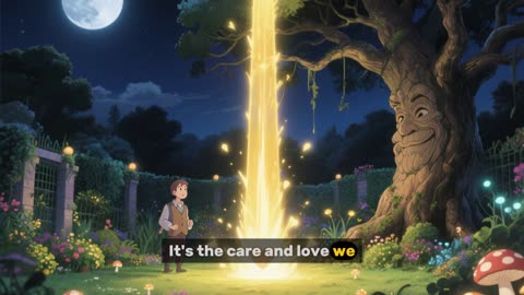 The Garden That Wakes Up at Night 🌙🌸