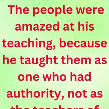 “Teaching with Authority” mark 1:22 #shortvideo #shorts #youtube #youtubeshorts #ytshorts #yt #reels